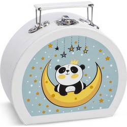Parisis Μπομπονιέρα Βάπτισης Βαλιτσάκι Panda από Χαρτί ΒΛ910