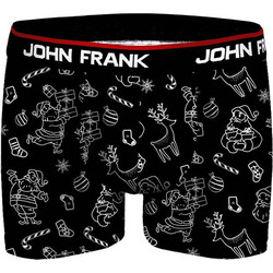 John Frank Ανδρικό Μποξεράκι Μαύρο JFBD50