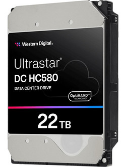 Western Digital Ultrastar DC HC580 22TB HDD Σκληρός Δίσκος 3.5" SAS 512rpm με 512MB Cache 0F62791