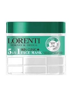 Lorenti Natural Mint Κρεμώδης Μάσκα Προσώπου για Λεύκανση 500ml