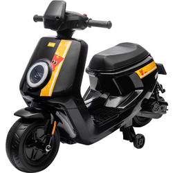 KikkaBoo Niu Ηλεκτροκίνητο Παιδικό Μηχανάκι 12V Μαύρο