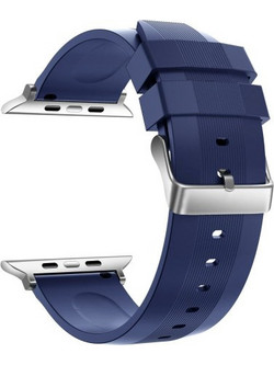 Ksix Buckle Λουράκι Σιλικόνης Blue (Apple Watch 42 / 44 / 45 / 49mm)