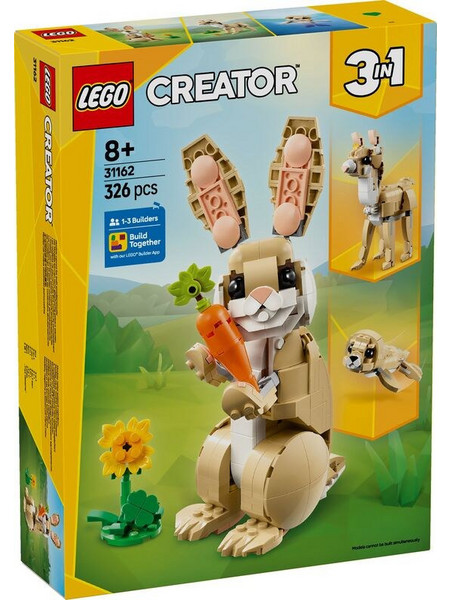 Lego Creator 3-in-1 Cute Bunny για 8+ Ετών 31162