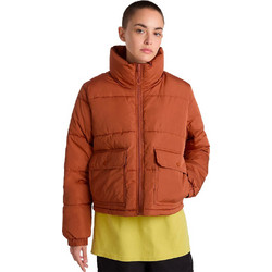 Vans Γυναικείο Μπουφάν Χειμωνιάτικο Puffer Κοντό Πορτοκαλί VN000HJVC9J