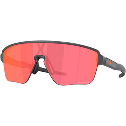 Oakley OO9415-10 Ανδρικά Γυαλιά Ηλίου Μάσκα Κοκάλινα Μαύρα με Ροζ Καθρέπτη Φακό