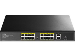 Cudy FS1018PS1 V3 Managed L2 Switch με 16 Θύρες Ethernet 100Mbps και 1 SFP θύρα