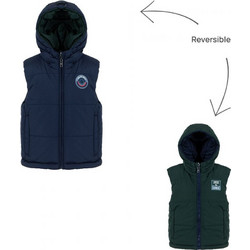Lapin Αμάνικο Παιδικό Μπουφάν Χειμωνιάτικο Puffer Navy Μπλε Κυπαρισσί 242E1040200