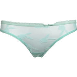 Playboy Γυναικείο Slip με Δαντέλα Τιρκουάζ P471B-L.GREEN