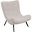 Pakoworld Μπερζέρα Μπεζ Silla 110-000081