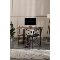Fidelio Home Punto Γραφείο Ξύλινο με Βιβλιοθήκη 120x60x75cm FD-PNT-OFC