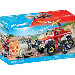 Playmobil Action Heroes Πυροσβεστικό Όχημα 4x4 για 4-10 Ετών 71824