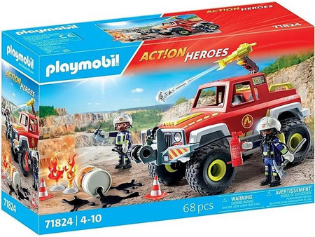 Playmobil Action Heroes Πυροσβεστικό Όχημα 4x4 για 4-10 Ετών 71824