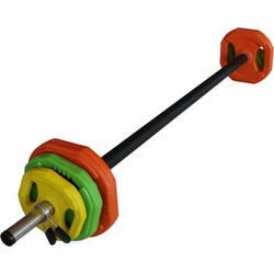 Perk Sports Body Pump Μπάρα Σετ με Βάρη 20kg Φ30mm 140cm