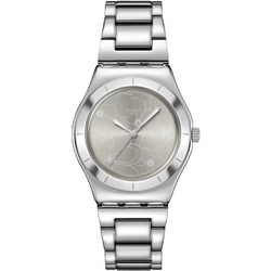 Swatch Petal Γυναικείο Ρολόι με Ασημί Μεταλλικό Μπρασελέ YLS237G
