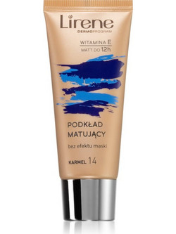 Lirene Nature Matte 14 Caramel Liquid Make Up 30ml