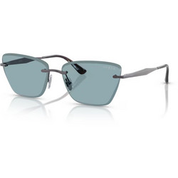 Vogue VO4332S 514980 Γυναικεία Γυαλιά Ηλίου Πεταλούδα Μεταλλικά Ασημί με Μπλε Φακό