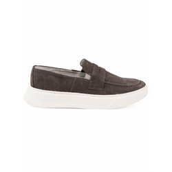 Northway Ανδρικά Μοκασίνια Loafers Καστόρινα Ανθρακί 922