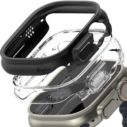 Ringke Slim 2-pack Πλαστική Θήκη για Apple Watch Ultra 49mm Μαύρη Διαφανής