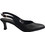 Ragazza Γόβες Slingback Δερμάτινες με Λεπτό Χαμηλό Τακούνι Μαύρες 086