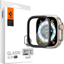 Spigen Glas. Tr Slim Pro Πλαστική Θήκη με Προστασία Οθόνης για Apple Watch Ultra 49mm Μαύρη