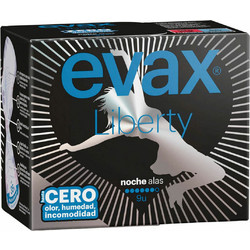 Evax Liberty Night Σερβιέτες με Φτερά για Αυξημένη Ροή 6 Σταγόνες 9τμχ