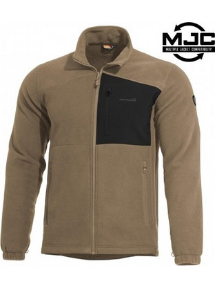 Pentagon Ανδρική Ζακέτα Fleece με Φερμουάρ Μπεζ K08047-03