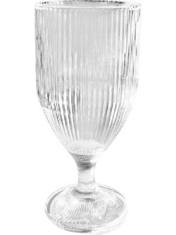 Espiel Σετ Ποτήρια Νερού Γυάλινα Κολωνάτα 390ml 6τμχ DWEA1018K6
