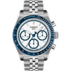 Tissot PR516 Ανδρικό Ρολόι Χρονογράφος Αυτόματο με Ασημί Μεταλλικό Μπρασελέ T149.462.11.011.00