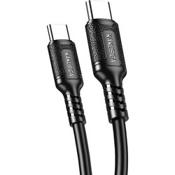 Kakusiga KSC-984 USB-C to USB-C 60W 1m Black KSC-984-CC-BK
