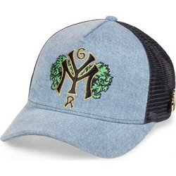 Grimey Ανδρικό Καπέλο Jockey με Δίχτυ Snapback Υφασμάτινο Γκρι GRTVCC401-WBLU