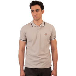 Double Pique Ανδρική Μπλούζα Polo Κοντομάνικη Εκρού PS-3043