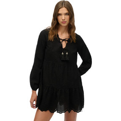 Superdry Mini Καθημερινό Φόρεμα Μαύρο W8011914A-02A
