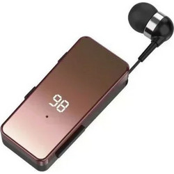K67 Ακουστικό Bluetooth In Ear Πέτου Rose Gold