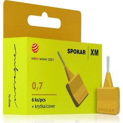 Spokar XM Μεσοδόντια Βουρτσάκια 0.7mm Κίτρινα 6τμχ