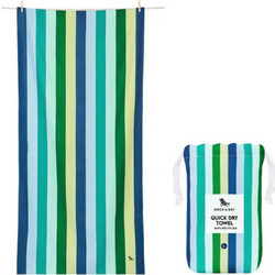 Dock & Bay Cool Lagoon Πετσέτα Θαλάσσης Microfiber Πράσινη 90x200cm