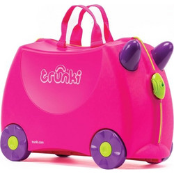 Trunki Trixie TRU-003 Παιδική Βαλίτσα Καμπίνας 46x20.5x20.5cm με 4 Ρόδες Φούξια