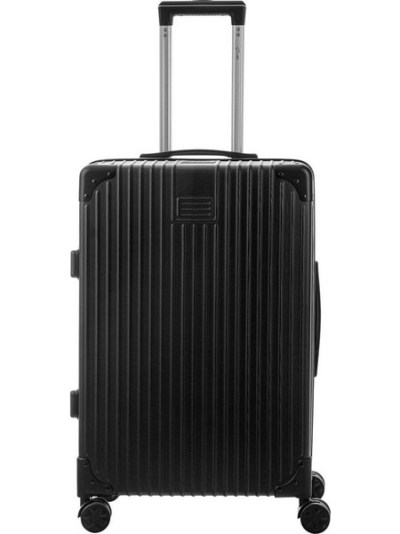 Sentio Βαλίτσα Μεσαία 67x45x25cm με 4 Ρόδες Μαύρη