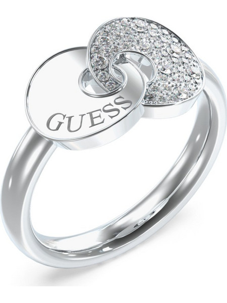 Guess Γυναικείο Δαχτυλίδι από Ασήμι με Ζιργκόν UBR05222JWRH
