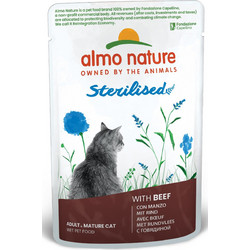 Almo Nature Owned By The Animals Holistic Sterilised with Beef 70gr