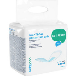 BabyOno Night & Day Σερβιέτες Λοχείας χωρίς Φτερά 5 Σταγόνες 10τμχ