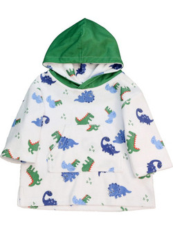 Zoocchini Dino & Friends Παιδικό Πόντσο Θαλάσσης Πράσινο ZOO12316