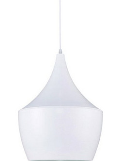 Omnia 8131/1L-W Κρεμαστό Φωτιστικό Οροφής Καμπάνα Μονόφωτο E27 Ασημί