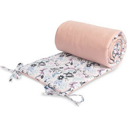 Sensillo Fox Πάντα Κούνιας Ροζ Λευκό 30x180cm