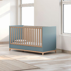 Casababy Zoom Πολυμορφική Κούνια για Στρώμα 70x140cm Γαλάζια 590360