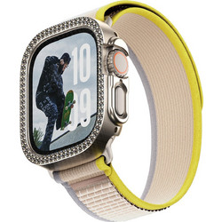 PanzerGlass SAFE Bling Πλαστική Θήκη για Apple Watch Ultra 49mm Χρυσή