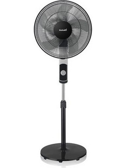 Nakassi N16PFDB25G Ανεμιστήρας Δαπέδου Ορθοστάτης 40cm 33W με Τηλεχειριστήριο