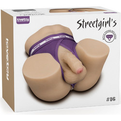 Lovetoy Streetgirl's 16 Πρωκτικό Αυνανιστήρι με Dildo Flesh