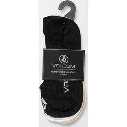 Volcom Γυναικείες Κάλτσες Σοσόνια με Σχέδια Μαύρες Λευκές Μπεζ 3Pack E6312302-MLT