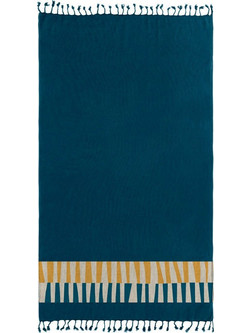 Guy Laroche Pestemal 23 Πετσέτα Παρεό Θαλάσσης Navy Μπλε 90x170cm
