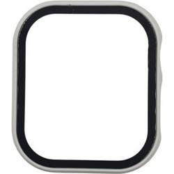 Naxius Πλαστική Θήκη Tempered Glass για Apple Watch 10 42mm Λευκή